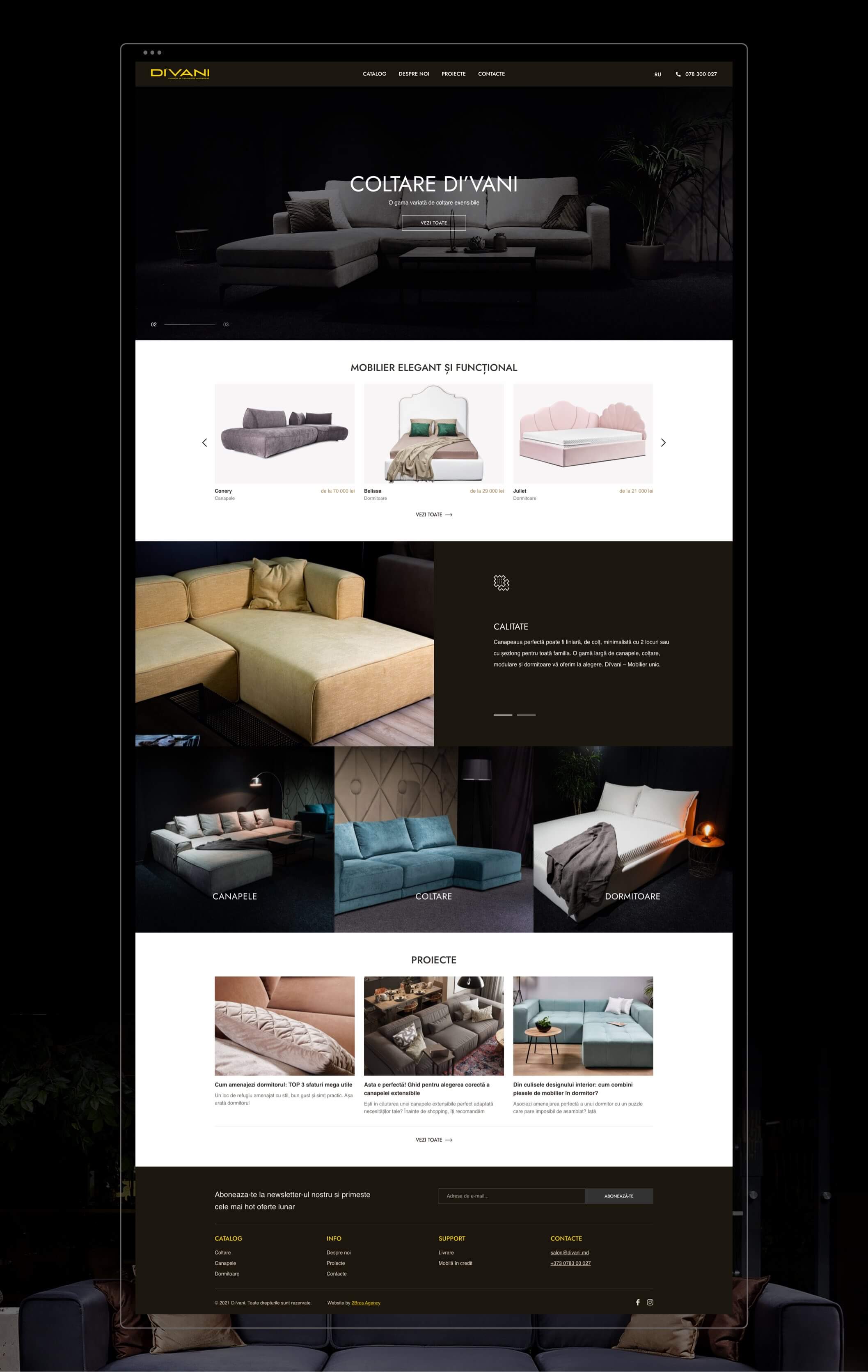Di'vani | Producător de canapele, colțare și dormitoare exclusive
